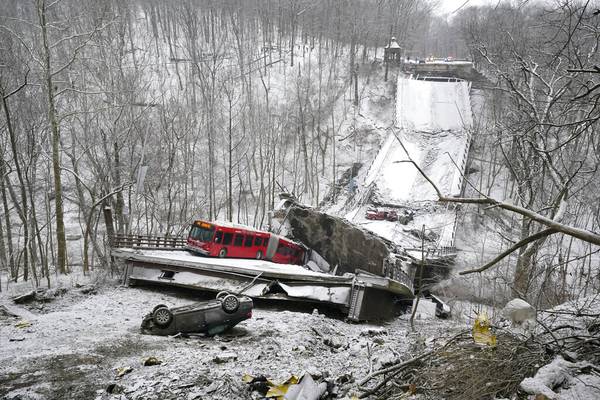 Photos: Pittsburgh bridge collapse