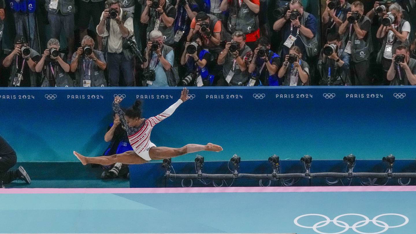 Everything Simone Biles did at the Paris Olympics was amplified. She