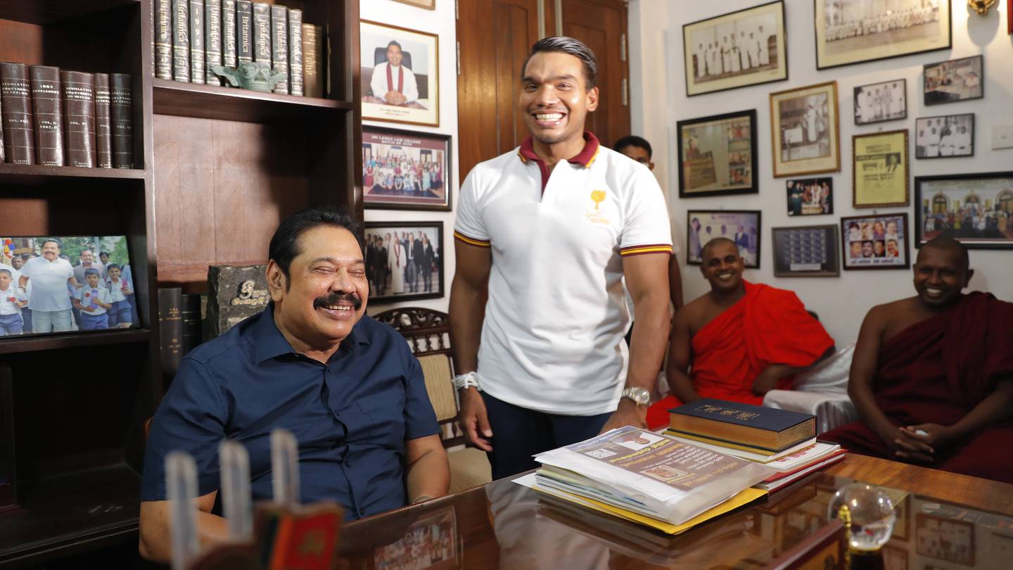 Heir apparent to Sri Lanka's powerful Rajapaksa family will run in