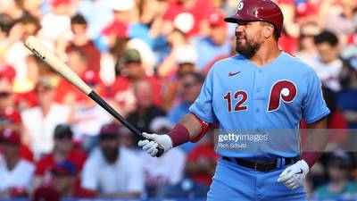 Schwarber hits 12th June HR, Phils roll past Braves