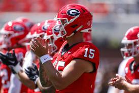 Georgia’s Carson Beck ties school record in rout of Tennessee Tech