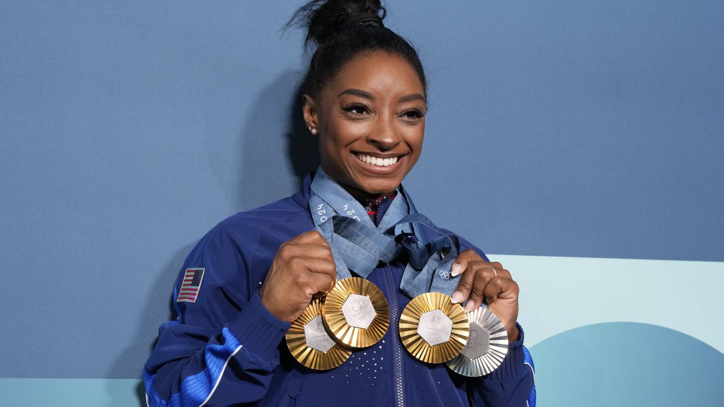 Simone Biles caps Paris Olympics 'Redemption Tour' with one last medal