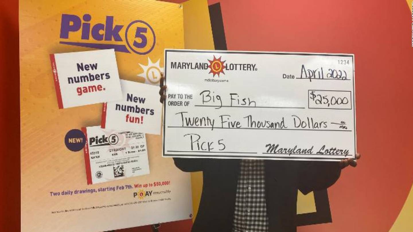 Man wins 25K Maryland lottery prize by using brother’s license plate