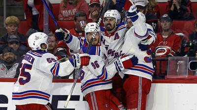Kreider's 3rd-period hat trick lifts Rangers into Eastern Conference Final with win over Hurricanes