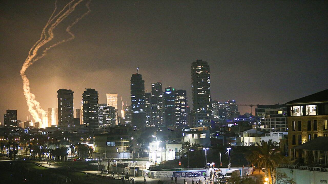 Iran was retaliating for earlier strikes against its capital.