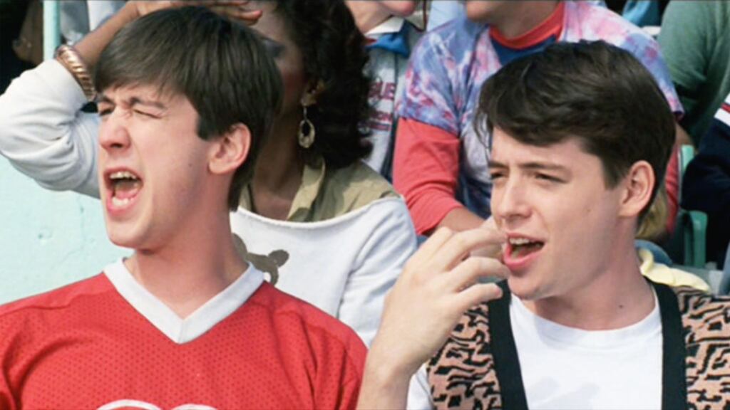 Alan Ruck and Matthew Broderick