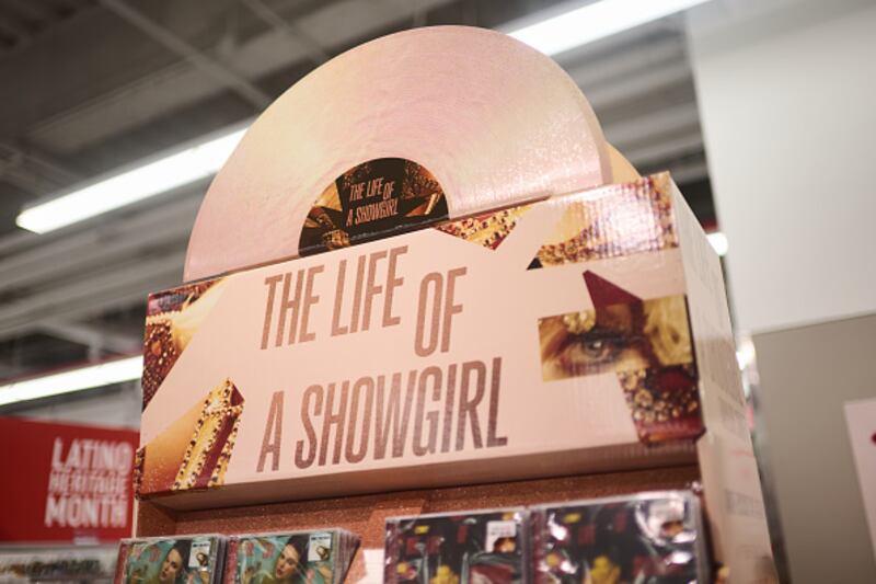 Target shoppers buying Taylor Swift's "The Life of a Showgirl"