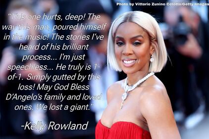 Celebrities Pay Tribute to D'Angelo