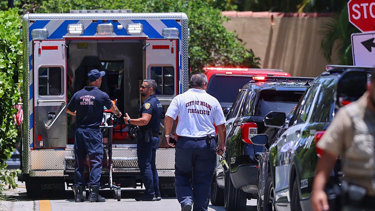 First responders were on the scene to assist the six victims.